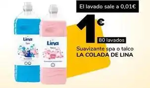 Supeco La colada de lina - suavizante spa o talco oferta