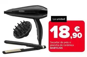 Babyliss - secador de pelo o plancha de cerámica