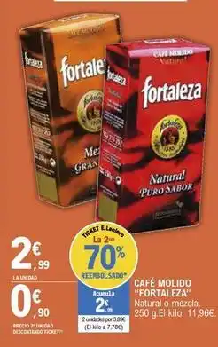 E.Leclerc Fortaleza - cafe molido oferta