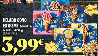 Gadis Nestlé - helado cono extreme oferta