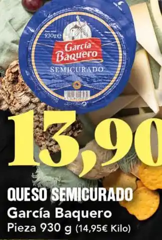 Gadis García baquero - queso semicurado oferta