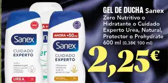 Gadis Sanex - gel de ducha oferta