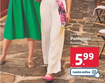 Lidl Esmara - pantalón oferta