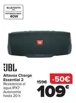 Carrefour Jbl - altavoz charge essential 2 oferta