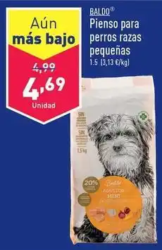 ALDI Baldo - pienso para perros razas pequenas oferta