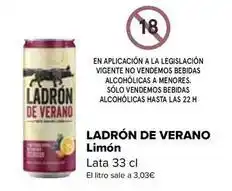 Carrefour Ladrón de verano - limón oferta