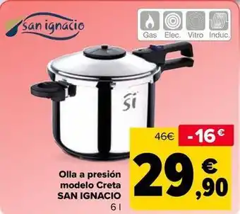 Carrefour San ignacio - olla a presión modelo creta oferta