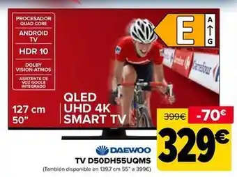 Carrefour Daewoo - tv d50dh55uqms oferta