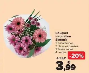 Carrefour Bouquet inspiration sinfonía oferta