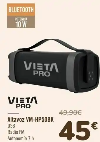 Samsung Vieta pro altavoz vm-hp50bk oferta