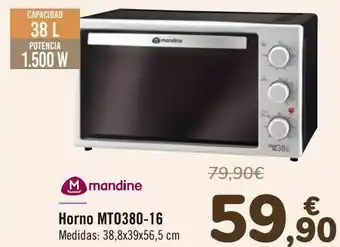 Samsung Mandine horno mt0380-16 oferta