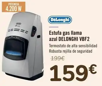 Estufa gas llama azul delonghi vbf2