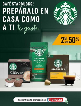 Alcampo Cápsulas de café starbucks oferta