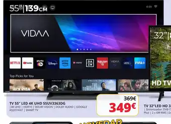 Dynos Informática TV 55" LED 4K UHD 55UV3363DG oferta