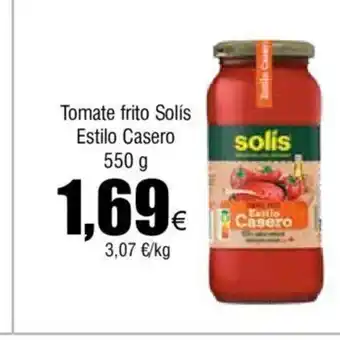 FROIZ Tomate frito Solís Estilo Casero oferta