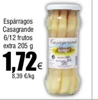 FROIZ Espárragos Casagrande 6/12 frutos extra 205 g oferta