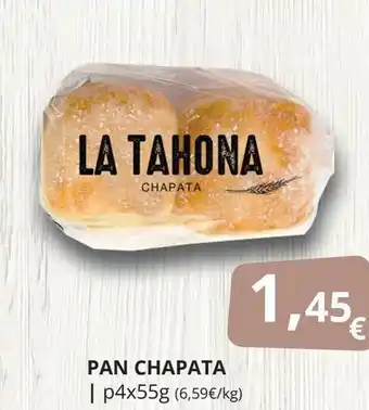 Supermercados MAS PAN CHAPATA oferta