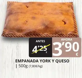 Supermercados MAS EMPANADA YORK Y QUESO oferta