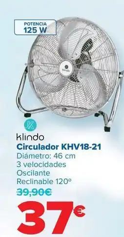 Carrefour Klindo - circulador khv18-21 oferta