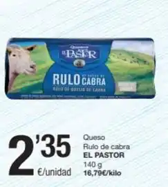 SPAR Fragadis El pastor - queso rulo de cabra oferta