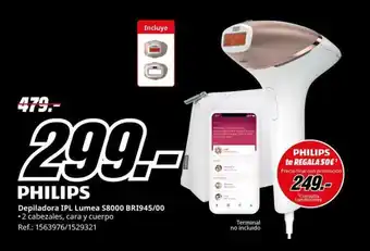 MediaMarkt PHILIPS Depiladora IPL Lumea S8000 BRI945/00 oferta