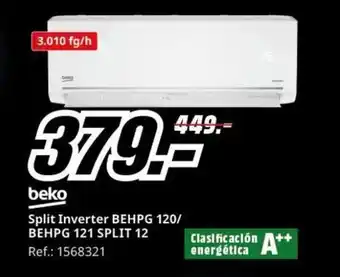 MediaMarkt Split Inverter BEHPG 120/ BEHPG 121 SPLIT 12 oferta