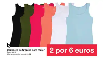 Zeeman Camiseta de tirantes para mujer oferta