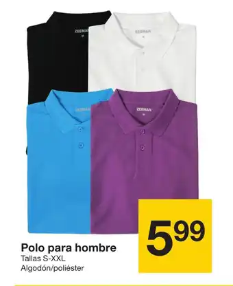Zeeman Polo para hombre oferta