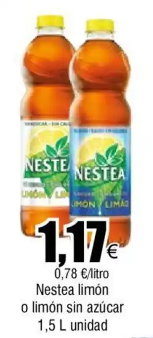 FROIZ Nestea limón o limón sin azúcar 1,5 L unidad oferta