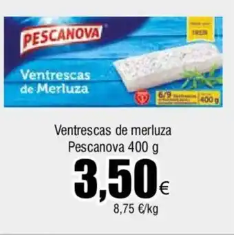FROIZ Ventrescas de merluza Pescanova 400 g oferta