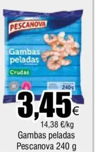 FROIZ Gambas peladas Pescanova 240 g oferta