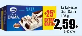 FROIZ Tarta Nestlé Gran Dama 405 g oferta