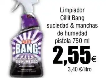 Froiz Limpiador Cillit Bang suciedad & manchas de humedad pistola 750 ml oferta