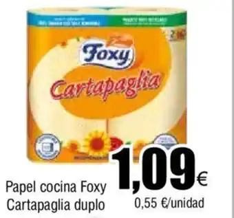 FROIZ Papel cocina Foxy Cartapaglia duplo oferta