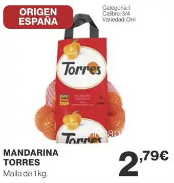 Supercor MANDARINA TORRES oferta