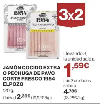 Supercor JAMÓN COCIDO EXTRA oferta