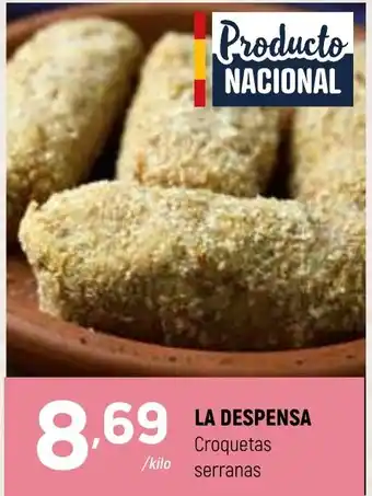 Coviran LA DESPENSA Croquetas serranas oferta