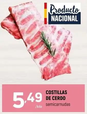 Coviran COSTILLAS DE CERDO semicarnudas oferta