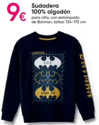 Pepco Sudadera 100% algodón tallas: 134-170 cm oferta