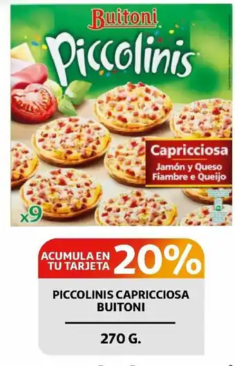 Alcampo Piccolinis Capricciosa Buitoni 270g oferta