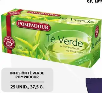 Alcampo Pompadour Infusión Té Verde 25 Unid. 37,5 g oferta