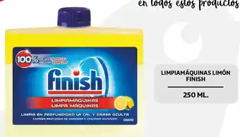Alcampo Finish Limpiamáquinas Limón 250ml oferta