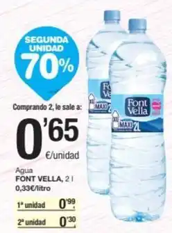 SPAR Fragadis Font vella - agua oferta