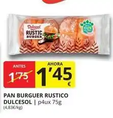 Supermercados MAS Pan oferta