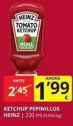 Supermercados MAS Ketchup oferta