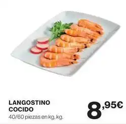 El Corte Inglés Langostino cocido oferta