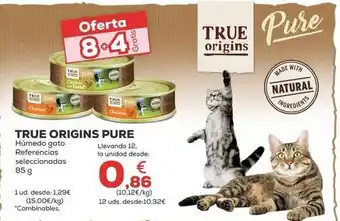 Kiwoko True origins pure - humedo gato oferta