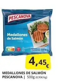 Supermercados MAS Pescanova - medallones de salmón oferta