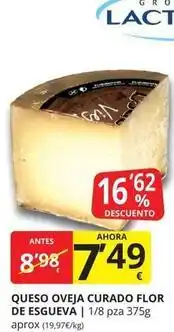 Supermercados MAS Flor de esgueva - queso oveja curado oferta