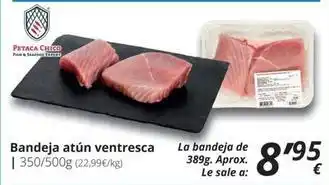 Supermercados MAS Bandeja atún ventresca oferta